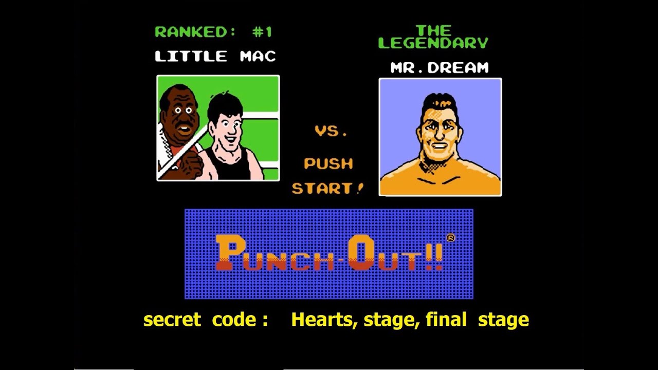 SECRET CODE PUNCH OUT NES - YouTube