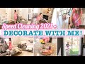 SPEED CLEANING AND DECORATE WITH ME! // SPEED CLEAN WITH ME 2021 // CLEANING MOTIVATION