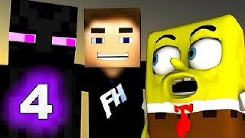 SPONGEBOB IN MINECRAFT 4! 🎵 (3D MINECRAFT ANIMATION) (REUPLOAD)