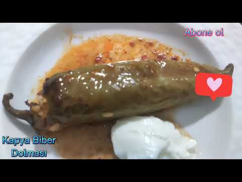 Kapya Biber Dolması mutlaka deneyin #dolmatarifleri #foods #keşfet #yemek #yemektarifi