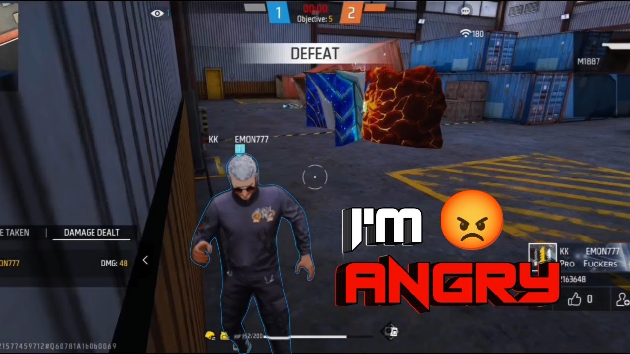 I'm Angry Don't show me emote || lone wolf full video/GARENA FREE FIRE ...