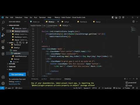 Habit Tracker   React.Js Skill test coding  ninjas