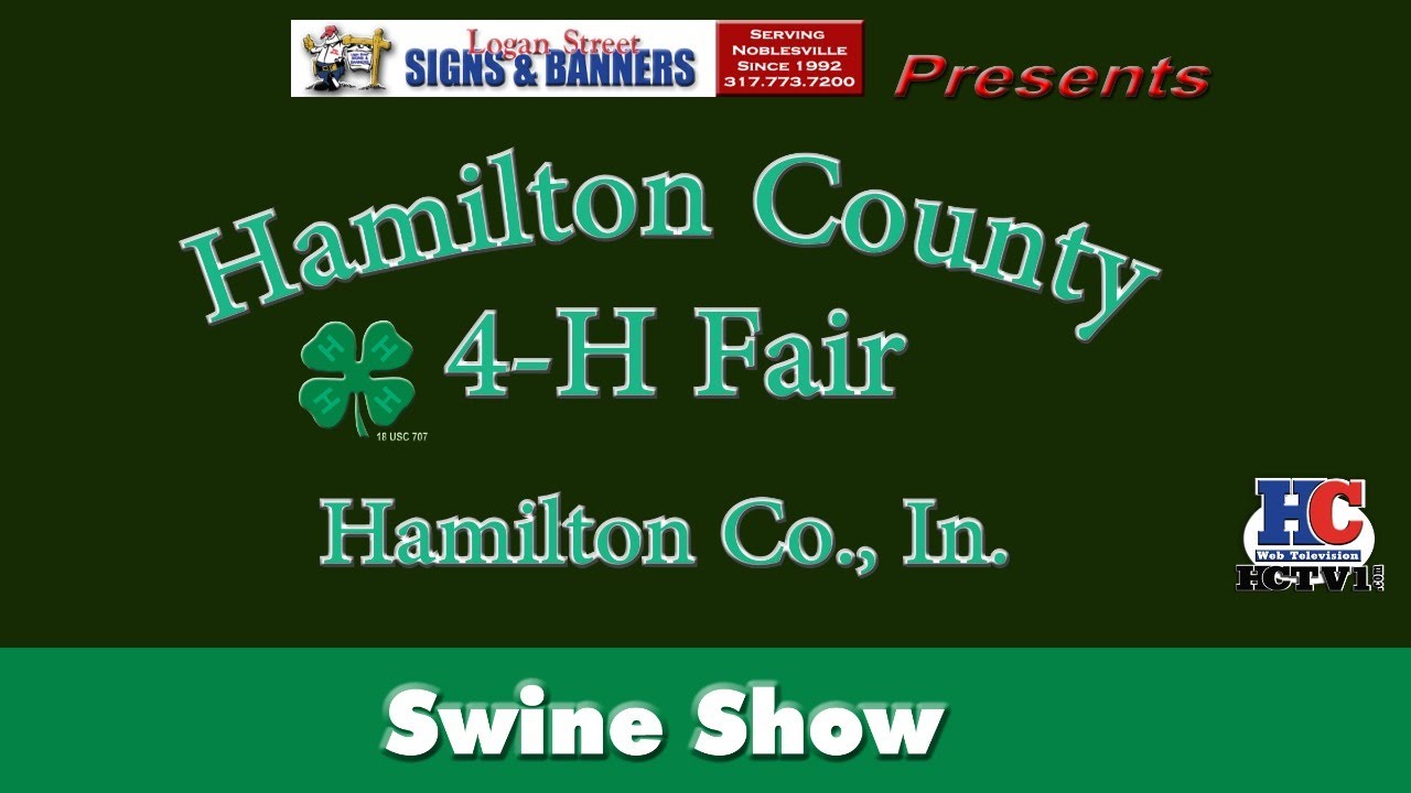 2021 Hamilton County 4H Fair Swine Show YouTube 2021 Hamilton County 4H Fair Swine Show YouTube