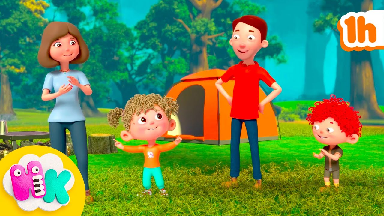 Chanson du Camping 🏕️☀️ Camp YouTube ! | Chansons d'Été pour Enfants | HeyKids en Français