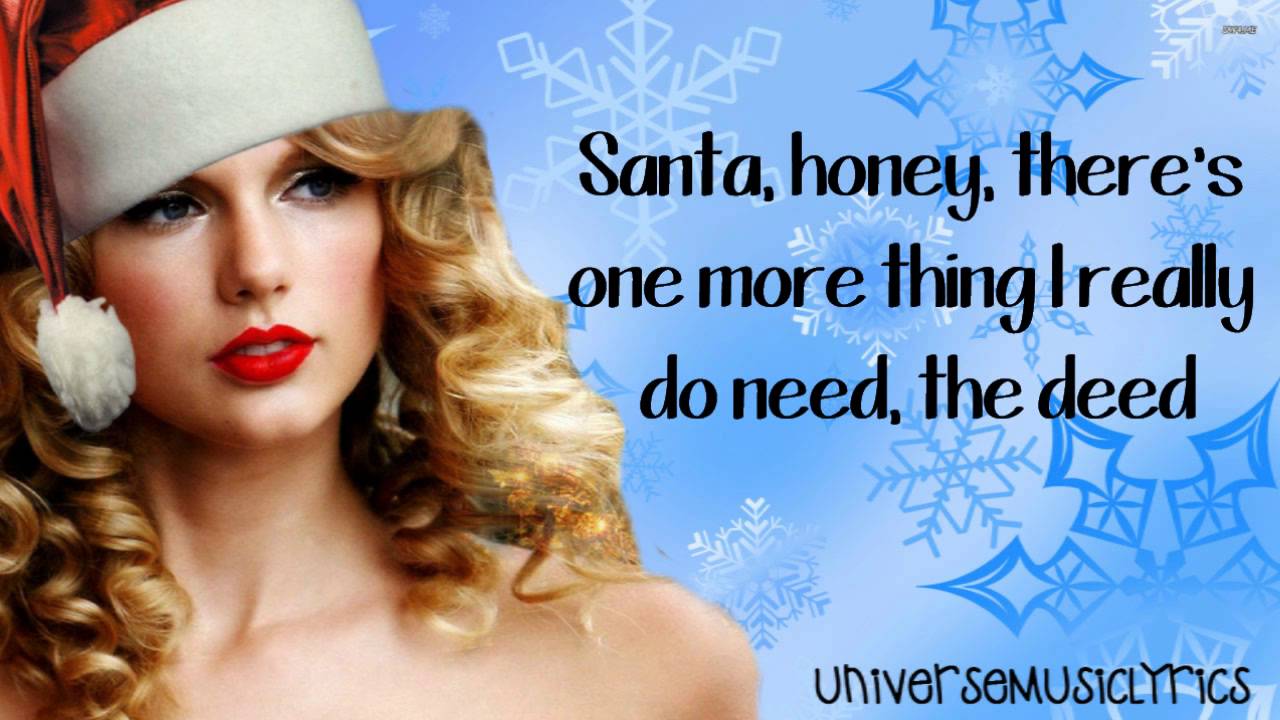 Santa Baby-Taylor Swift (HQ+LYRICS+DONWLOAD) 