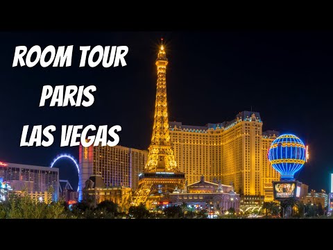 PARIS LAS VEGAS - Room With Great View! King Burgundy End Hallway - YouTube