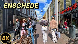 [4K] Day after King's Day in Enschede 🇳🇱| 28 April 2024