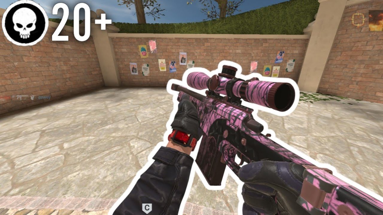 combat master gameplay 20+ kills on parvis domination AWM + butterfly knife best loadout