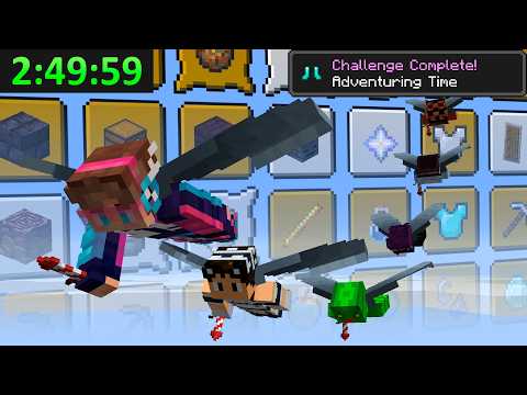 Speedrunning All Advancements, but the Player Changes