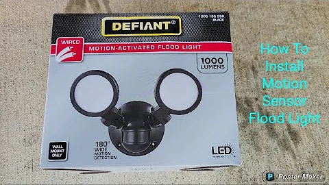 Motion Sensor Light How To