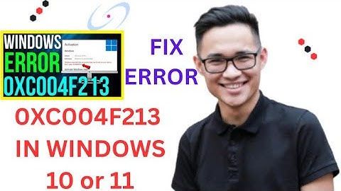 HOW TO FIX ERROR CODE 0XC004F213 IN WINDOWS 1011 2025! EASY FIX