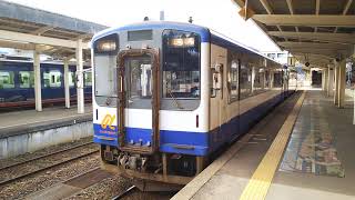 のと鉄道七尾線 普通七尾行き NT200形NT201号車+NT212号車 穴水発車