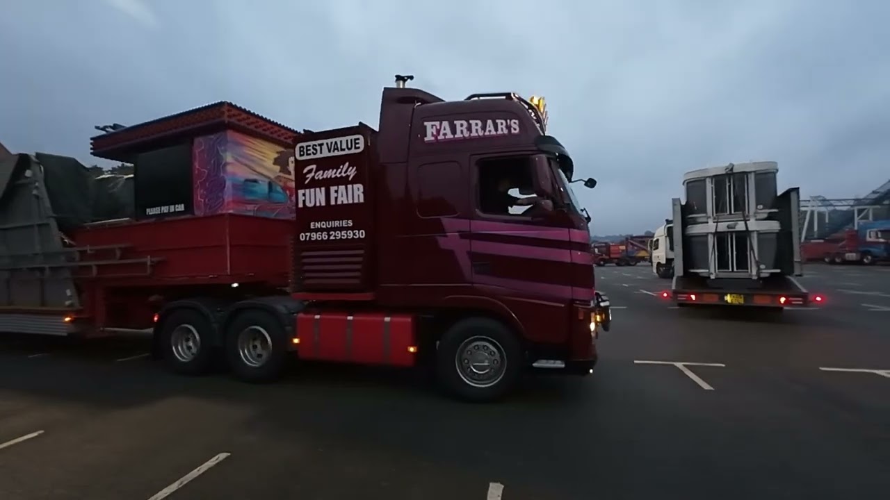 Nottingham Goose Fair | PULL ON | BUILD UP | TRANSPORT | 2024