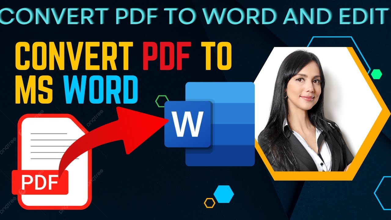 How to Convert PDF to MS Word and Edit for free || Convert PDF to Word ...