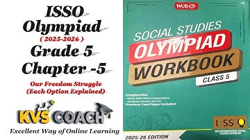 Class 5 ||ISSO OLYMPIADS 2025 || Chapter 5 || Our Freedom Struggle || #olympiads #class5 #isso #ISSO