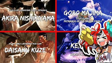 Bae Reaction To Bosses Dynamic Intro In Yakuza Series ( Y0, Kiwami 1 & 2 ) [ Hololive EN ]