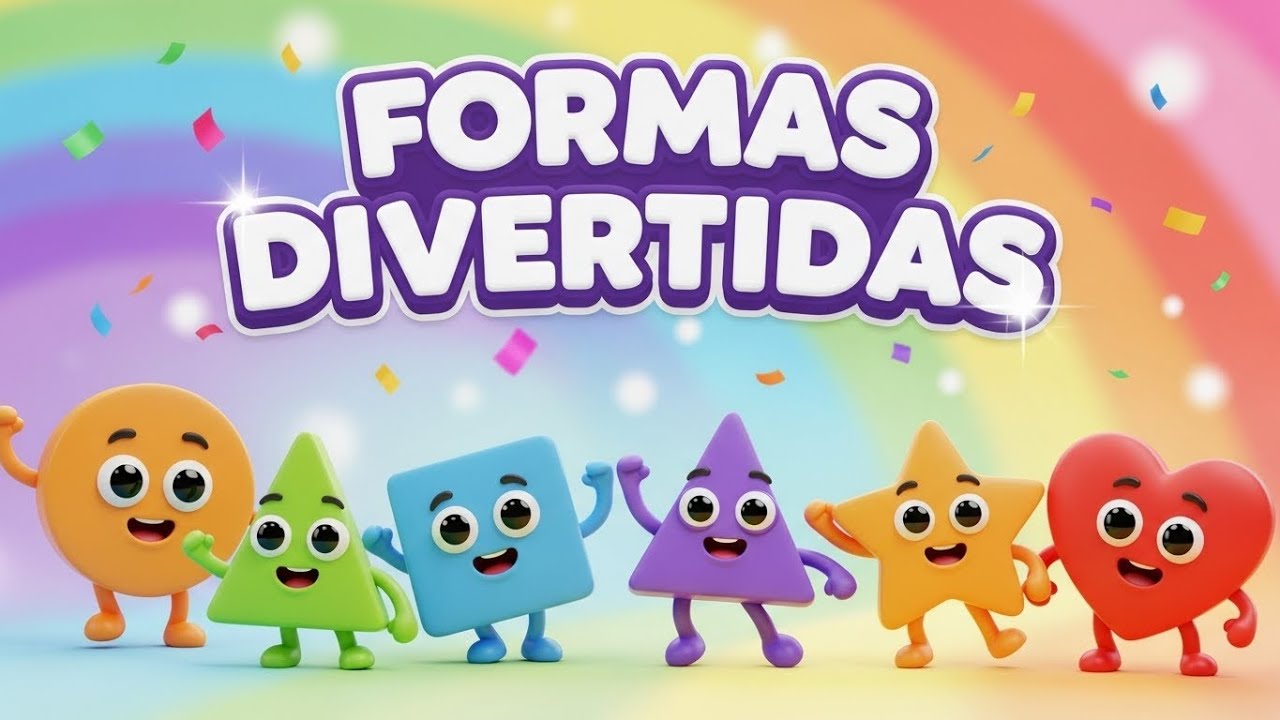 Canción de las Formas Geométricas | Aprende Jugando con Música y ...