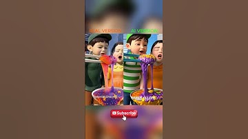 Squid Game AI Edible Slime ASMR:What do you thing of AI version? #shorts #squidgame #asmr