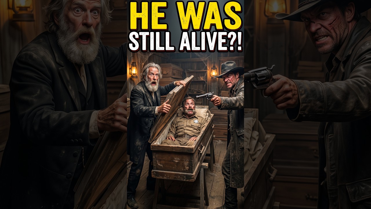 They Mocked the Undertaker—Then the Sheriff Moved! 😱 #wildwest #movie #oldwest #rdr2 #westernstory