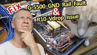 Yaesu G-5500 Ground Rail Fault & Better Voltage Drop Fix