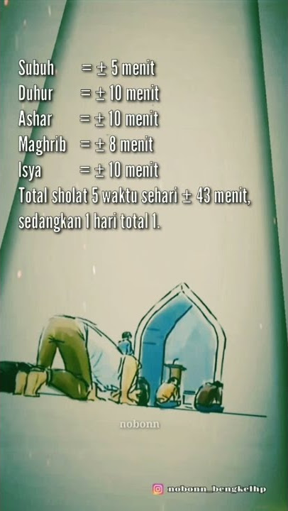 Sajadah Panjang story wa terbaru 30 detik