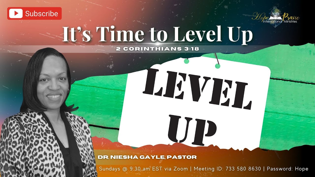 It's Time to Level Up - YouTube