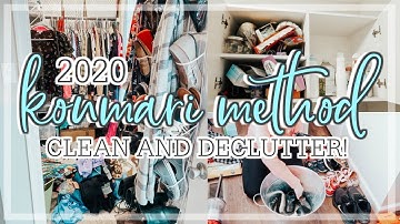 KONMARI METHOD CLEAN AND DECLUTTER WITH ME | HOME ORGANIZATION | DEEP CLEANING | DECLUTTERING