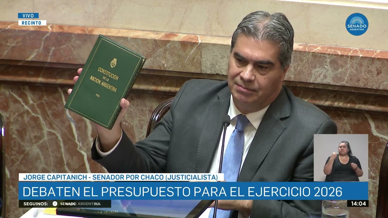 SENADOR JORGE CAPITANICH - SESIÓN PÚBLICA ESPECIAL 26-12-25