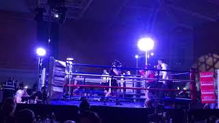 White Collar Boxing Round 1 total knockout - UWCB Windsor