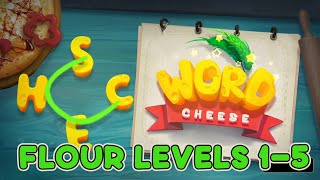 Word Cheese - Word Game Flour Levels 1 - 5 Answers screenshot 5