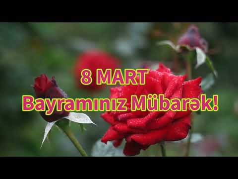 8 Mart Bayramınız Mübarək Təbrik videosu 2023 (Status üçün) - # Video11