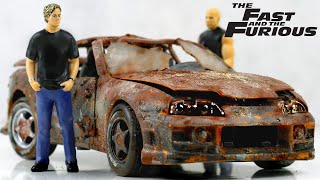 Restoration Fast & Furious Brian's Toyota Supra Paul Walker's car