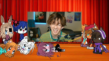 Piggy react to Piggy react to flamingo random vid || Gacha life +2 dares