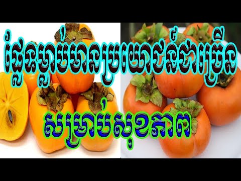 ផ្លែទំលាប់មានប្រយោជន៍ជាច្រើនសម្រាប់សុខភាព