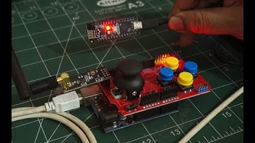 Arduino UNO based wireless Joystick remote control
