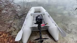 West Marine PRU-3 Inflatable Boat with Tohatsu 3.5 HP Speed Fix screenshot 4