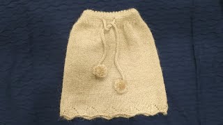 Smart knitted Skirt for your little one 😊