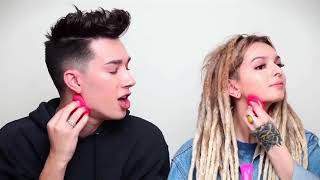 James Charles annoying Zhavia for 1 minute and 38 seconds straight