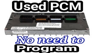 pcm swap, used pcm,  no need to program if..how to replace a chrysler jeep dodge pcm replacement