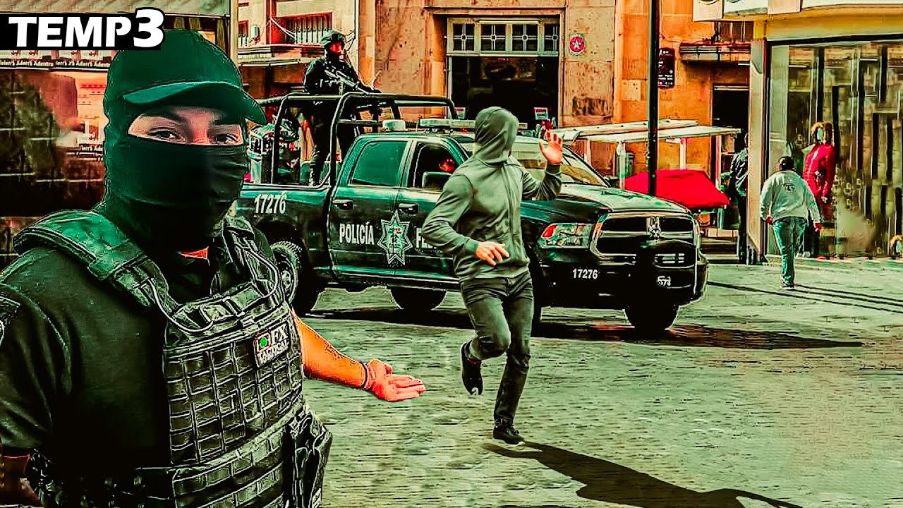 LADRÓN Se ESCAPA De Una PERSECUCION: y se aventó A un RIO