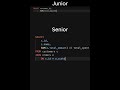 Senior MySQL Query | Junior vs Senior Developer