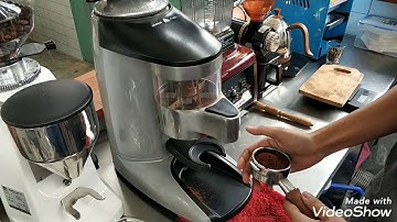 Making your cup of coffee. Basic steps in making a cappuccino.