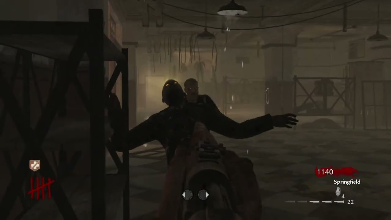 World at War Verruckt Springfield Only Challenge: Call of Duty Zombies Gameplay