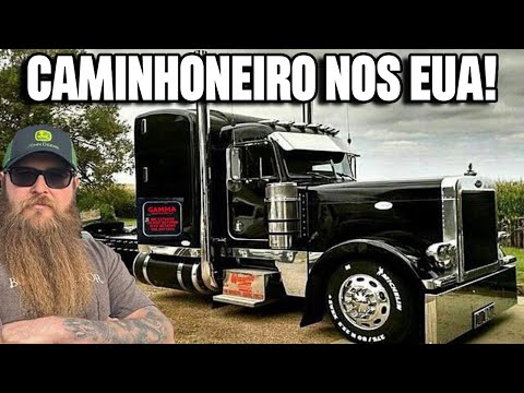 Caminhoneiro brasileiro famoso que vive nos EUA sorteia caminhão