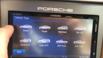 Alpine INE W957HD Car Play Porsche 997 Advance Audio Setup Vehicle Specific iPersonalize