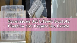 Recensione del Lifewit Scatole Plastica con Coperchio, Contenitori Scatola Porta Oggetti Organizer,