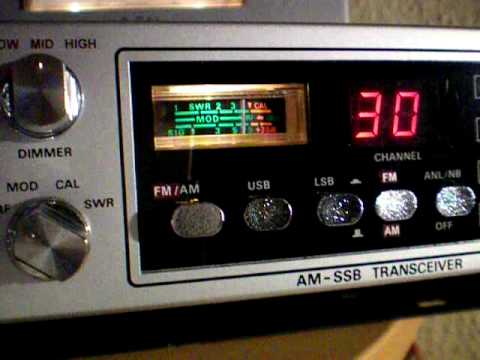 Astatic 575m6 modulation receive test - YouTube