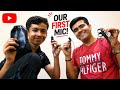Our first mic Now vlog content increase 