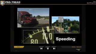Speed Management for Truckers