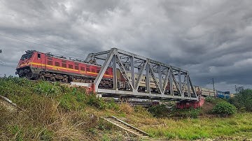 High Speed Train over Behula bridge || Fearless Intercity Express Skipping